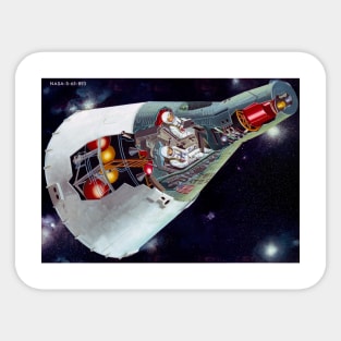 Gemini Lander Concept Art Sticker